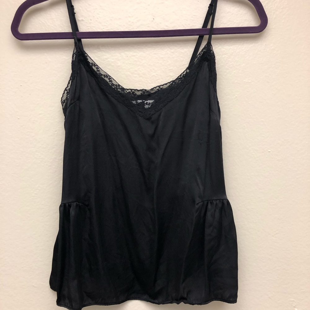 Never worn anthropology silky lace cami